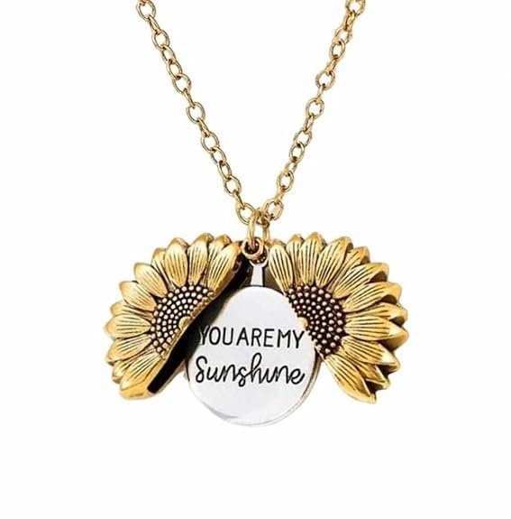 You Are My Sunshine – Sunflower Pendant