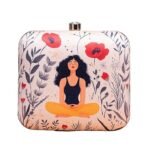 Stylish Printed Box Clutch for Girls"